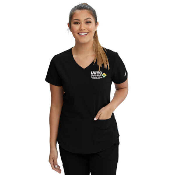 Cosmetology Scrub Top | V-Neck | Women's | Thumbnail