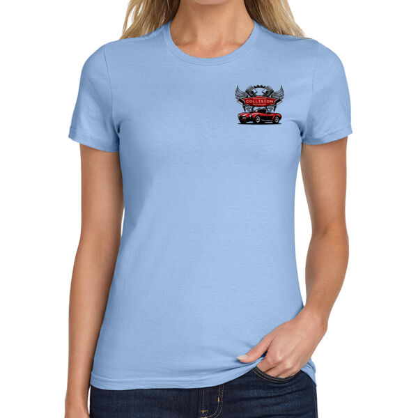 Automotive Collision Technology Tee | Fl Seal & Sunset Design | Women's Thumbnail