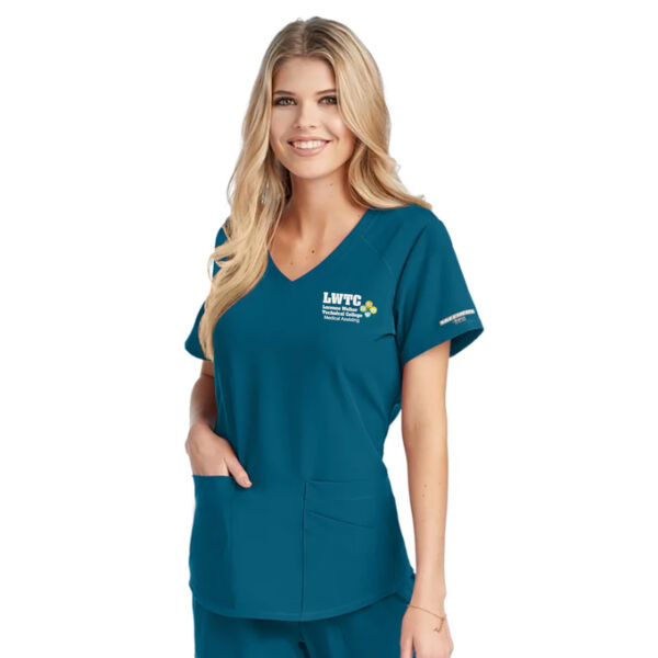 Medical Assisting Scrub Top | V-Neck | Women's Thumbnail