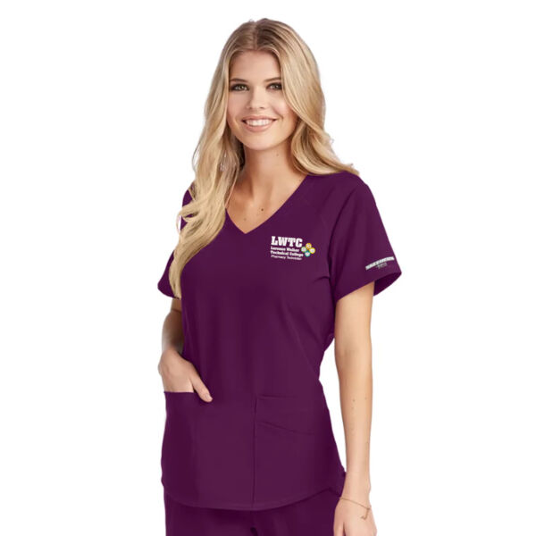 Pharmacy Technician Scrub Top | V-Neck | Women's Thumbnail
