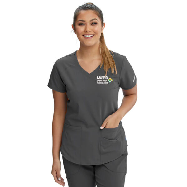 Dental Assisting Scrub Top | V-Neck | Women's Thumbnail