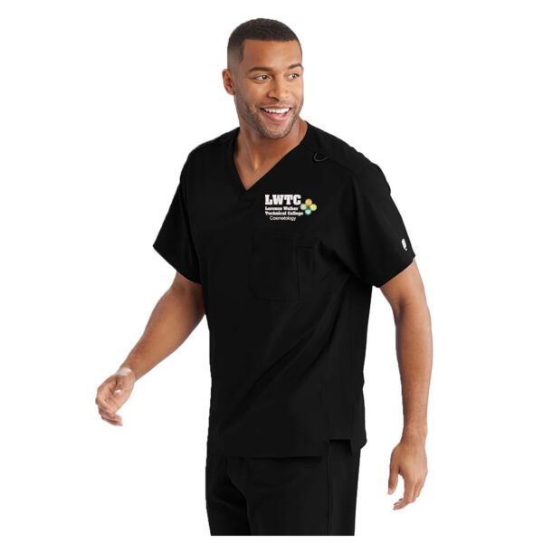 Cosmetology Scrub Top | V-Neck | Men's Thumbnail