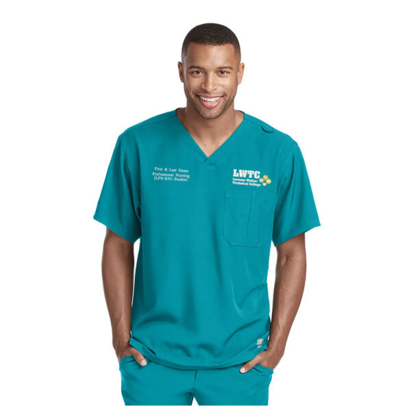 LPN-RN Scrub Top | V-Neck | Men's Thumbnail