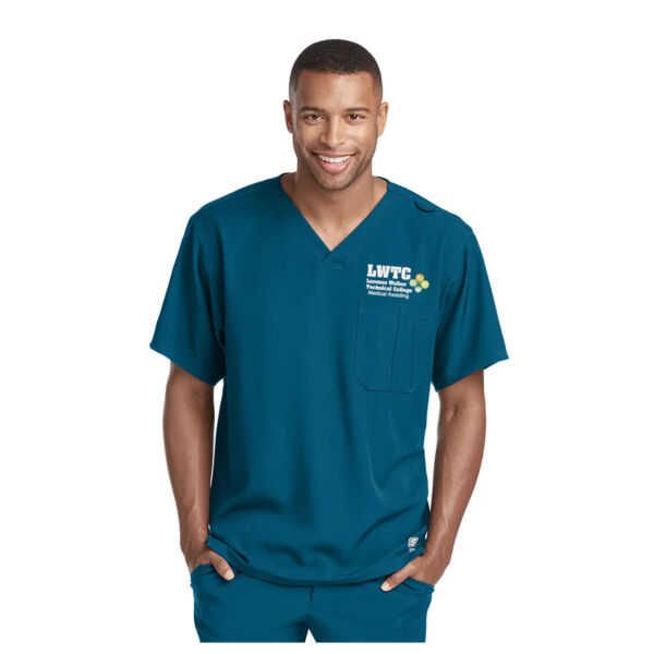 Medical Assisting Scrub Top | V-Neck | Men's Thumbnail